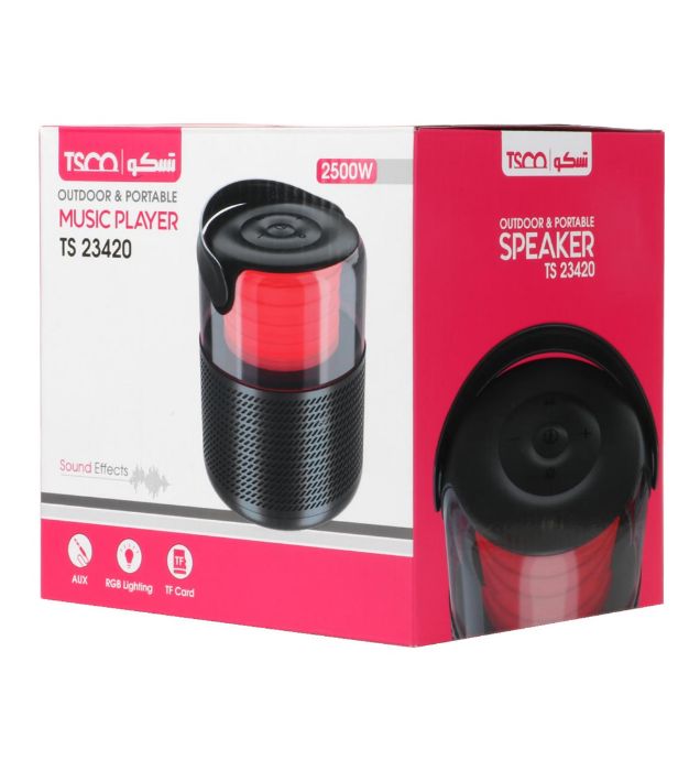 تصویر  اسپیکر بلوتوثی قابل حمل تسکو مدل TS 23420