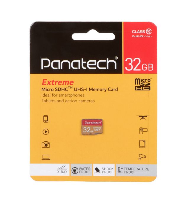 تصویر  کارت حافظه 32GB microSDHC پاناتک مدل Extreme
