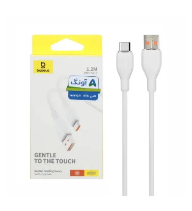 تصویر  کابل شارژ 1.2 متری فست Type-C بیسوس مدل P10355703221-B1