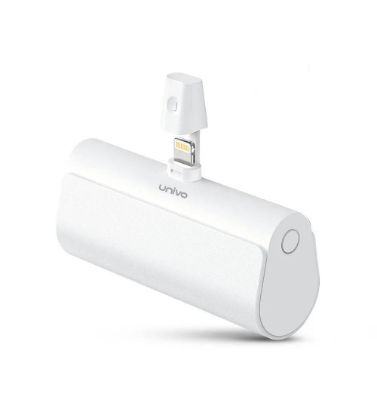 تصویر  پاوربانک یونیو مدل UN500 ظرفیت 4500 میلی آمپر ساعت پورت Lightning