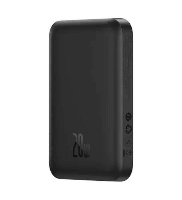 تصویر  پاوربانک باسئوس مدل Magnetic Mini Wireless PPCX1300 20W ظرفیت 6000 میلی آمپر ساعت