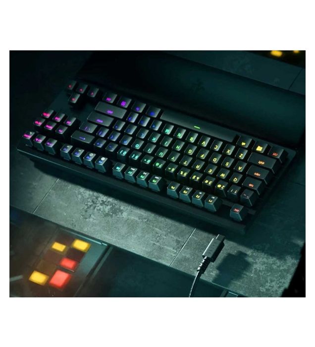 تصویر  کیبورد گیمینگ ریزر مدل Huntsman V2 Tenkeyless