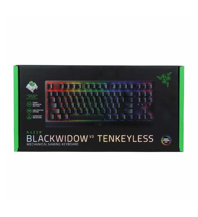 تصویر  کیبورد گیمینگ ریزر مدل BlackWidow V3 Tenkeyless