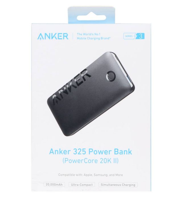 تصویر  پاوربانک انکر مدل A1286 15W ظرفیت 20000 میلی آمپر ساعت