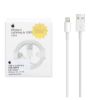 تصویر  کابل شارژ آیفون X مدل MD818ZM/A 8IC Taiwan