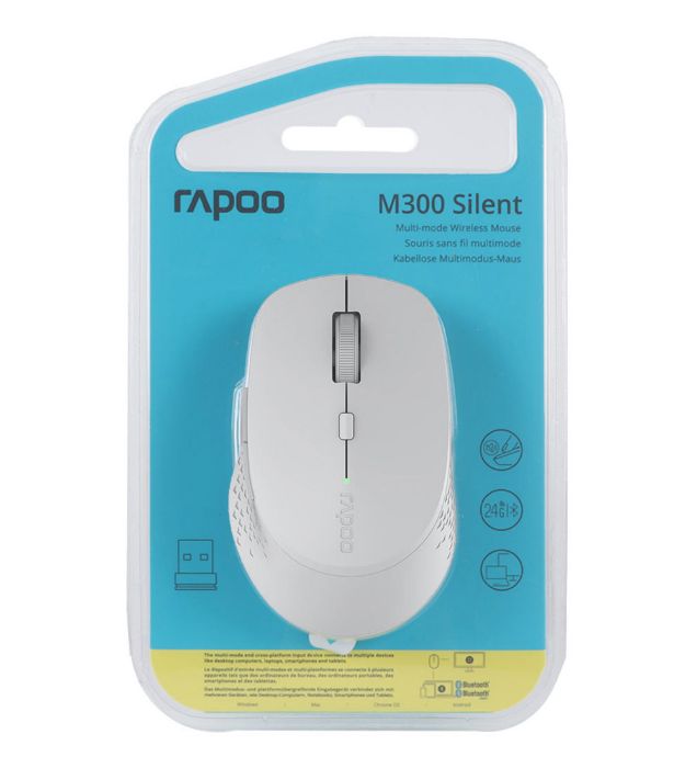 تصویر  ماوس بی سیم رپو مدل M300 Silent