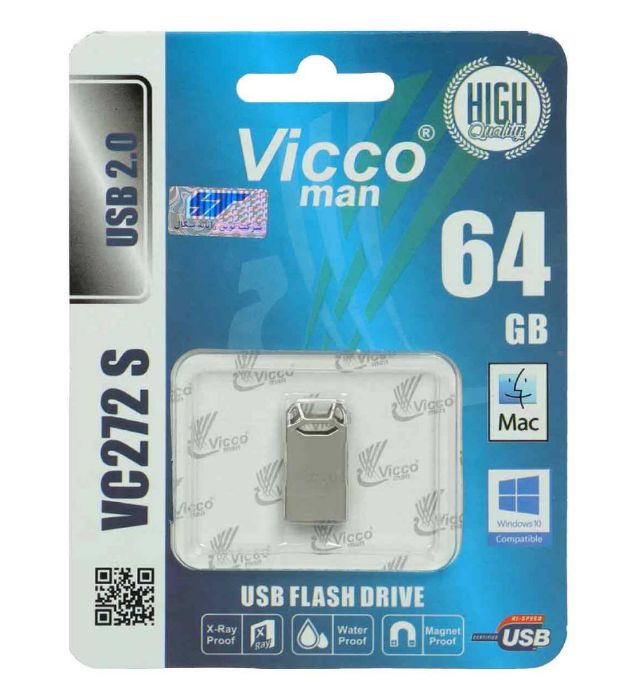 تصویر  فلش مموری ویکومن مدل VC272 ظرفیت 64 گیگابایت