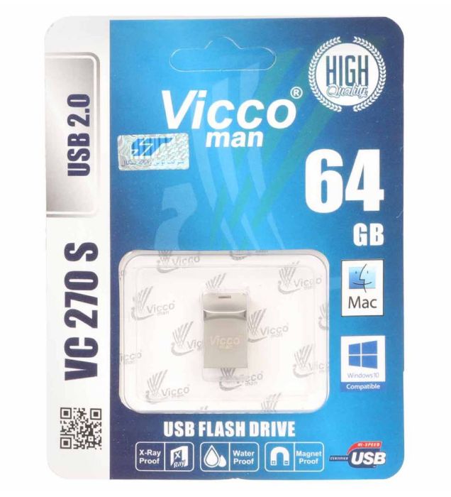 تصویر  فلش مموری ویکومن مدل VC270 S USB 2.0 ظرفیت 64 گیگابایت