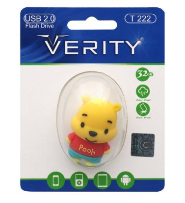 تصویر  فلش مموری وریتی عروسکی مدل T222 USB2.0 ظرفیت 32 گیگابایت