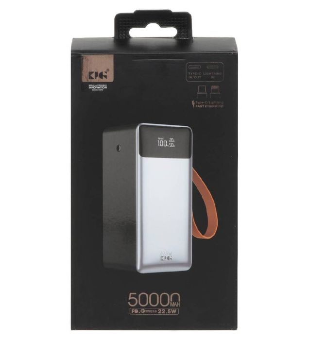 تصویر  پاوربانک کی پی جی مدل KPG-507 22.5W ظرفیت 50000 میلی آمپر ساعت