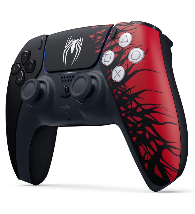 تصویر  دسته PS5 مدل DualSense Marvel's Spider Man 2 مشکی