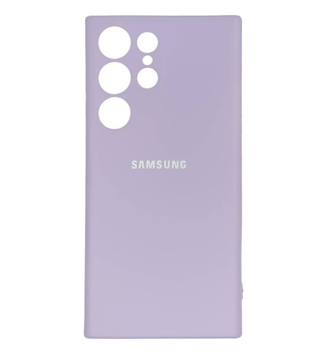 تصویر  کاور گوشی سامسونگ گلکسی S24 Ultra 5G مدل سیلیکونی محافظ لنزدار