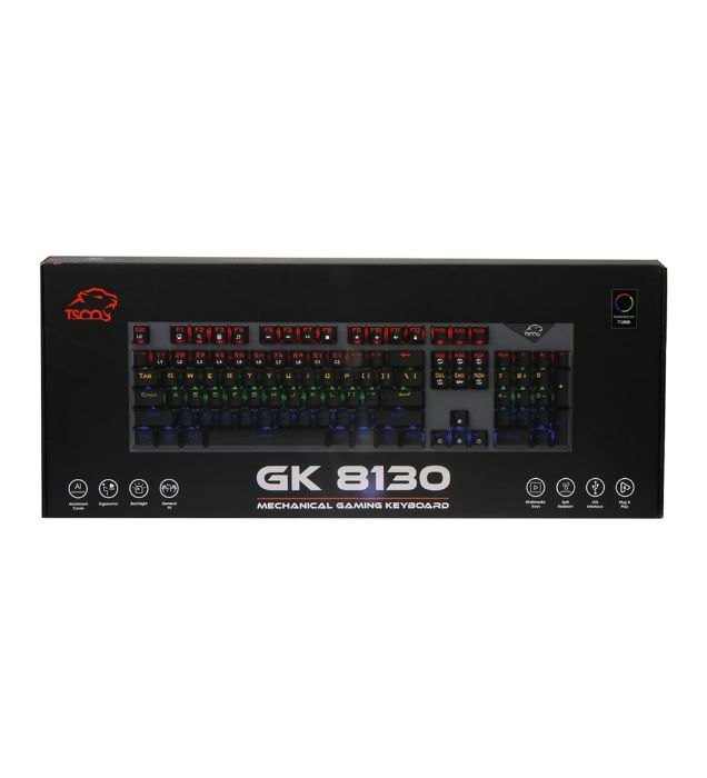 تصویر  کیبورد گیمینگ تسکو مدل GK 8130