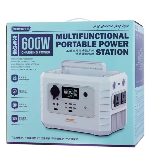 تصویر  پاوربانک ریمکس 600W مدل RPP-567 ظرفیت 168000 میلی آمپر ساعت