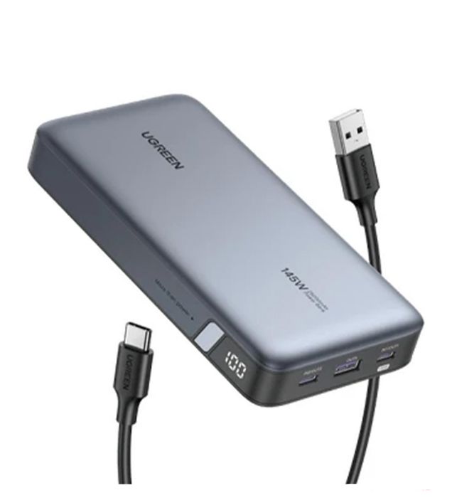 تصویر  پاوربانک یوگرین 145W مدل PB205 ظرفیت 25000 میلی آمپر ساعت
