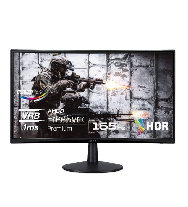 تصویر  مانیتور خمیده گیمینگ ایسر مدل Nitro ED240QS سایز 24 اینچ