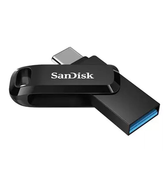 تصویر  فلش مموری OTG تایپ سی سن دیسک مدل Dual Drive Go ظرفیت 64 گیگابایت