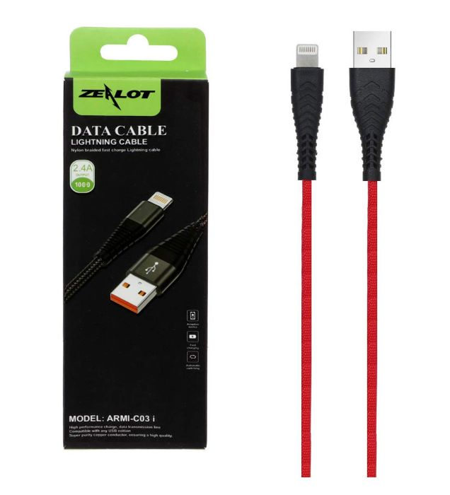تصویر  کابل شارژ فست آیفون زیلوت مدل ARMI-C03i