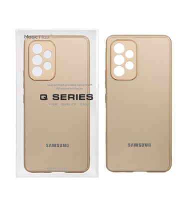 تصویر  قاب اورجینال PVD ضد خش سامسونگ Galaxy A53 مجیک مسک - طلایی