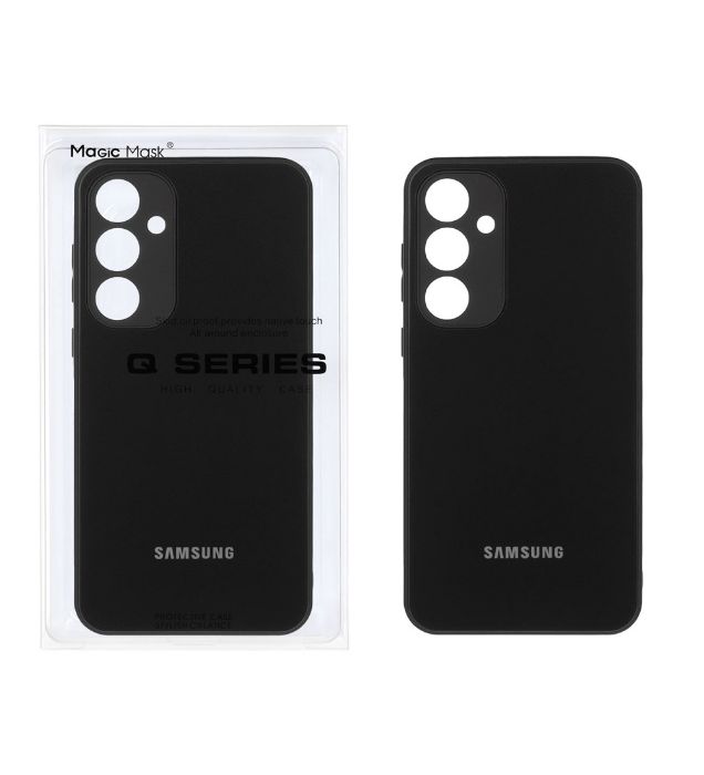 تصویر  قاب اورجینال PVD ضد خش گوشی سامسونگ Galaxy A35 مجیک مسک - مشکی
