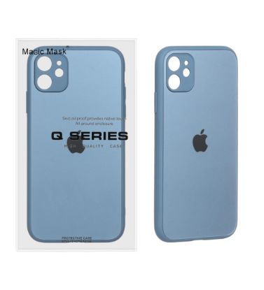 تصویر  قاب اورجینال PVD ضد خش اپل iPhone 11 مجیک مسک - آبی تیره