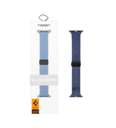 تصویر  بند اپل واچ 42/44/45/49 میلی متری اسپیگن مدل Rugged Armor - آبی