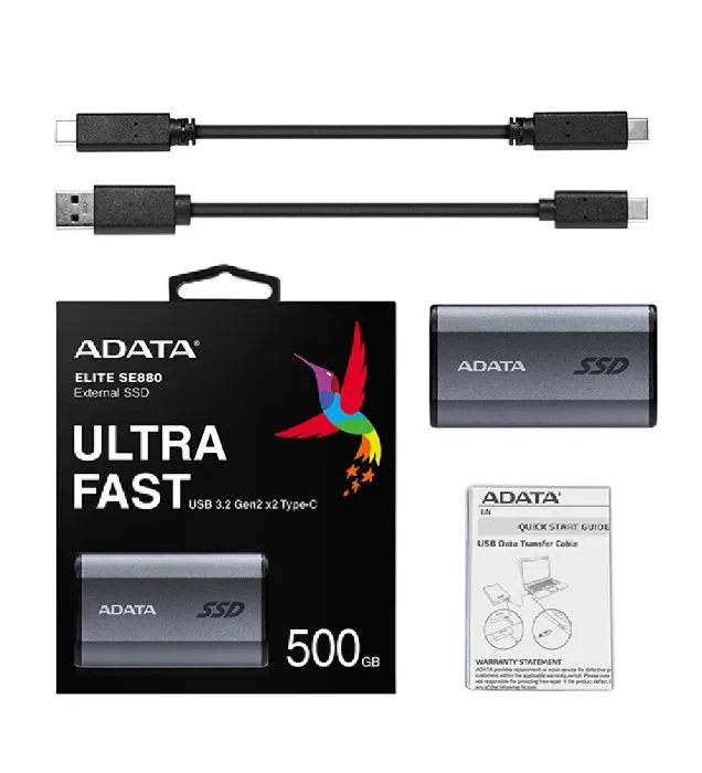 تصویر  هارد SSD اکسترنال ای دیتا مدل SE880 ظرفیت 4 ترابایت