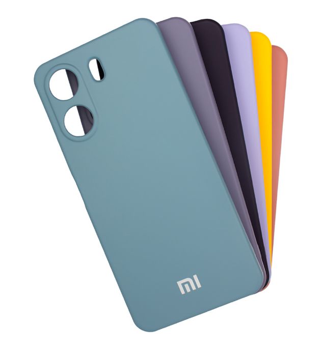 تصویر  کاور گوشی شیائومی Redmi 13C مدل سیلیکونی محافظ لنزدار