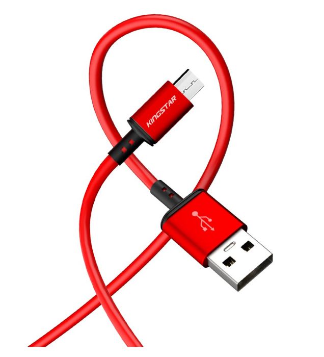 تصویر  کابل شارژ میکرو یو اس بی کینگ استار مدل K72A با طول 1.1 متر