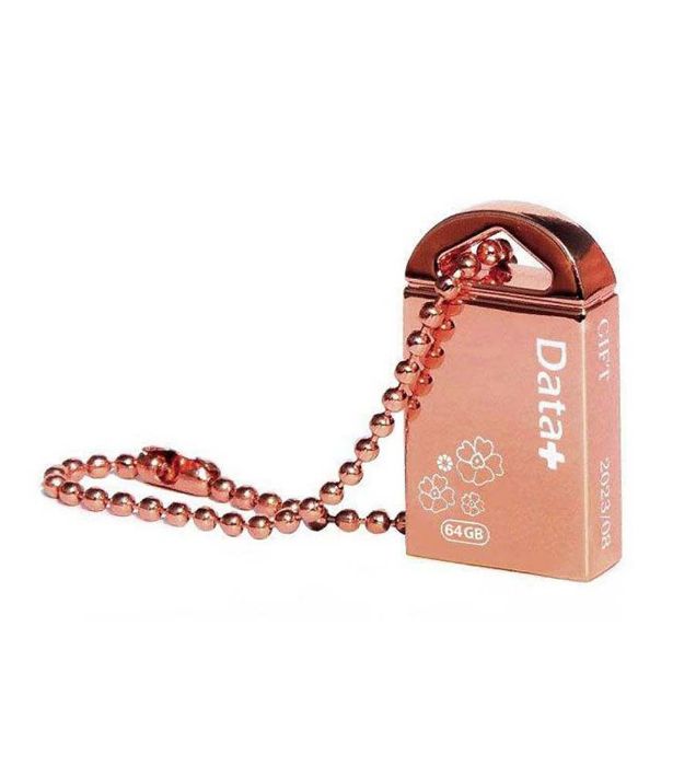 تصویر  فلش مموری دیتا پلاس مدل Gift Rose Gold USB2.0 ظرفیت 64 گیگابایت