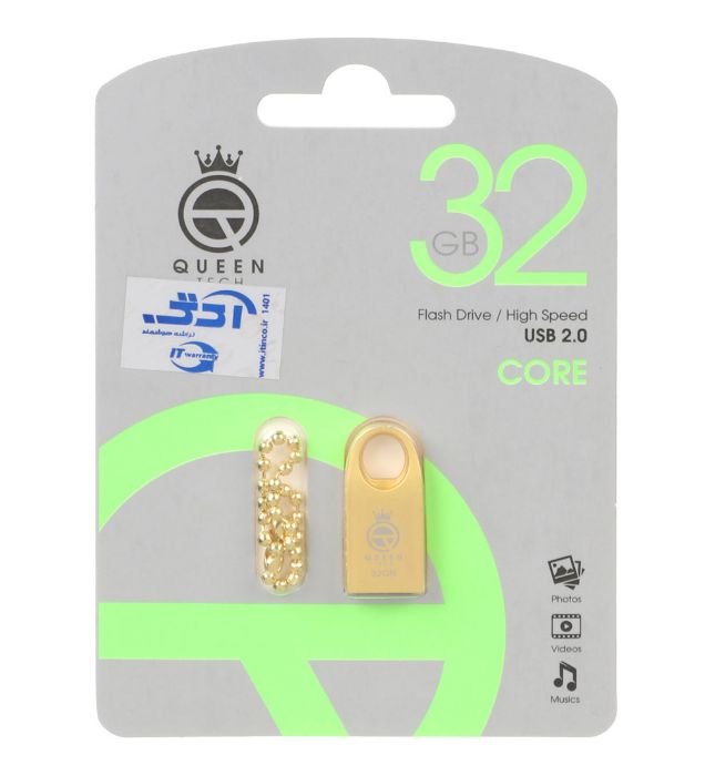 تصویر  فلش مموری کوئین مدل Core USB 2.0 ظرفیت 32 گیگابایت