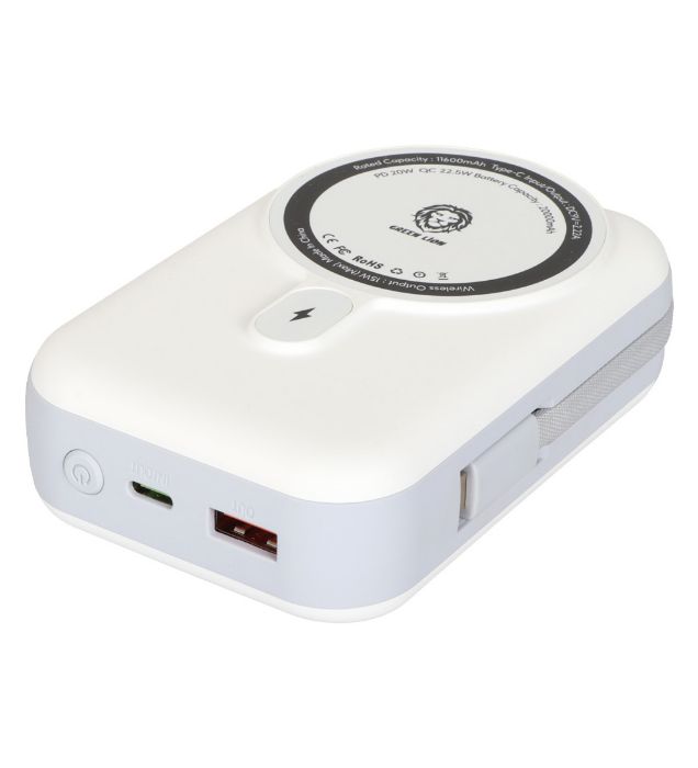 تصویر  پاوربانک گرین لاین 22.5W مدل GNMGMPB20KWH ظرفیت 20000 میلی آمپر ساعت