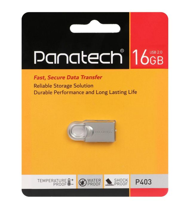 تصویر  فلش مموری پنتک مدل P403 USB2.0 ظرفیت 16 گیگابایت