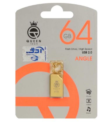 تصویر  فلش مموری کوئین مدل Angle USB 2.0 ظرفیت 64 گیگابایت