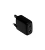 تصویر  شارژر دیواری فست دو پورت گرین لاین مدل GNC24AMCRBK 12W به همراه کابل شارژ اندروید