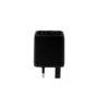 تصویر  شارژر دیواری فست دو پورت گرین لاین مدل GNC24AMCRBK 12W به همراه کابل شارژ اندروید