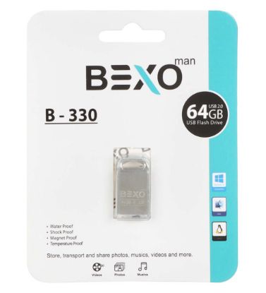 تصویر  فلش مموری بکسو مدل B-330 USB 2.0 ظرفیت 64 گیگابایت
