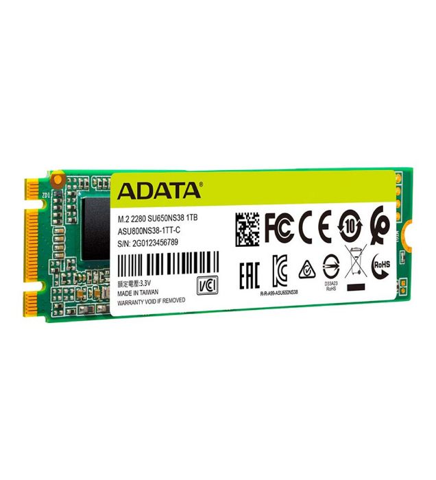 تصویر  هارد SSD اینترنال ای دیتا مدل SATA M2 2280 SU650 ظرفیت 256 گیگابایت