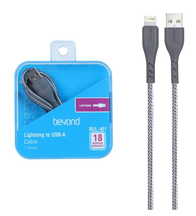 تصویر  کابل شارژ آیفون بیاند مدل BUL-401