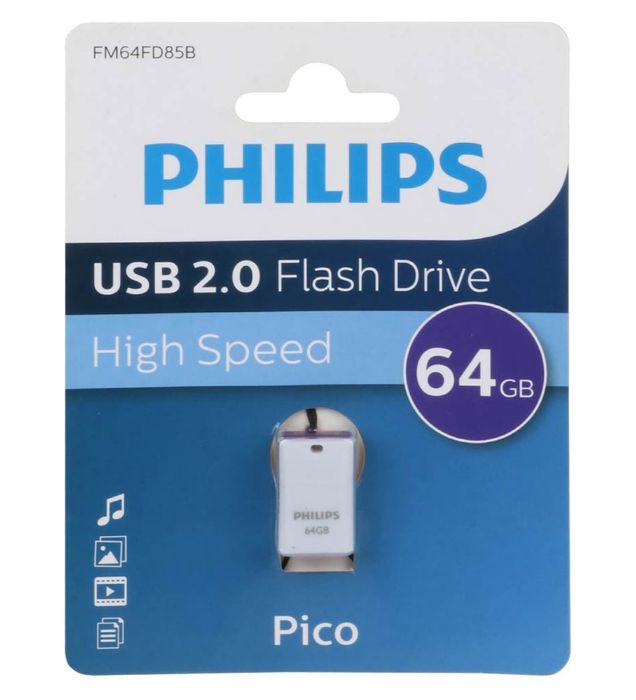تصویر  فلش مموری فیلیپس مدل Pico USB 2.0 ظرفیت 64 گیگابایت