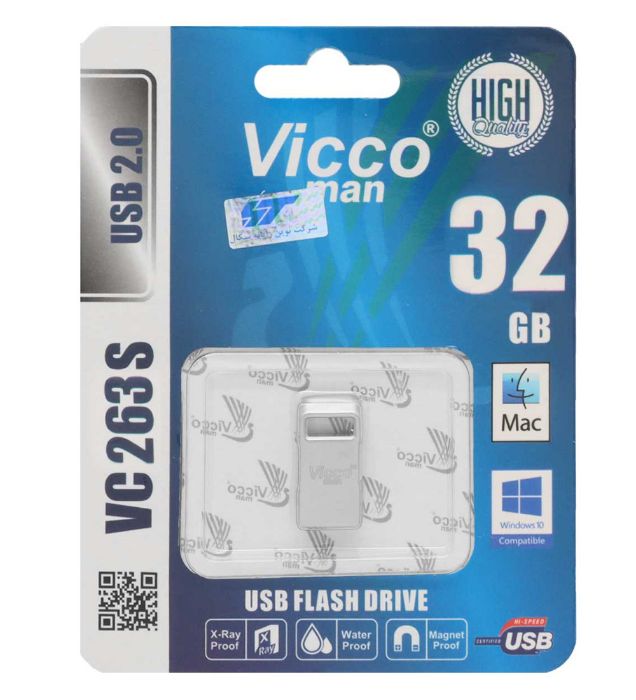 تصویر  فلش مموری ویکومن مدل VC263 S USB 2.0 ظرفیت 32 گیگابایت