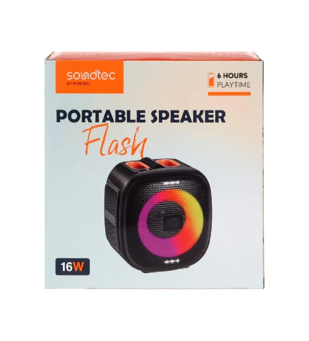 تصویر  اسپیکر بی سیم پرودو مدل Soundtec PD-STRGBS-BK