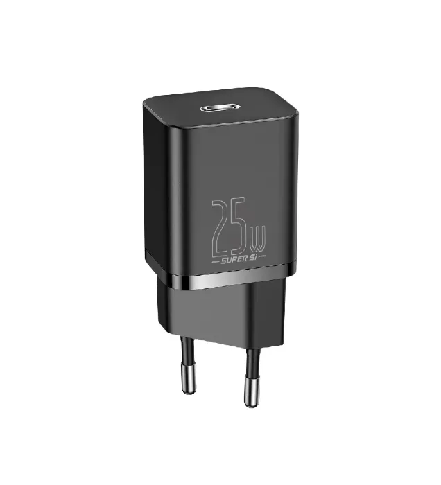 تصویر  شارژر دیواری بیسوس 25 وات مدل TZCCSUP-L01 به همراه کابل شارژ Type-C