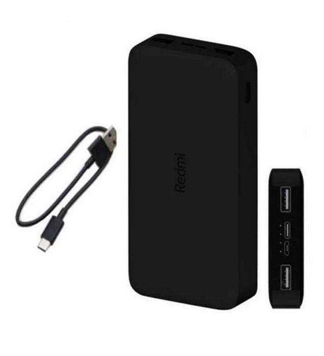 تصویر  پاور بانک شیائومی مدل Redmi به همراه کابل تبدیل microUSB ظرفیت 20000 میلی آمپر ساعت