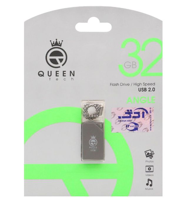 تصویر  فلش مموری کوئین مدل Angle USB 2.0 ظرفیت 32 گیگابایت