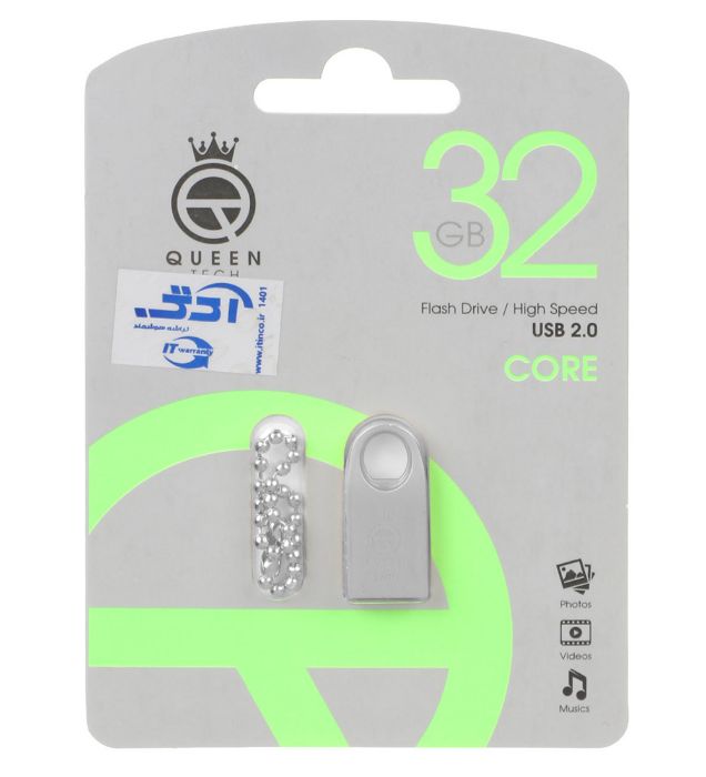 تصویر  فلش مموری کوئین مدل Core USB 2.0 ظرفیت 32 گیگابایت