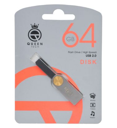 تصویر  فلش مموری کوئین مدل DISK USB 2.0 ظرفیت 64 گیگابایت