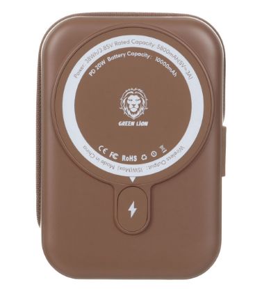 تصویر  پاور بانک 20W گرین لاین مدل GNMPB10KTCCGD ظرفیت 10000 میلی آمپر ساعت