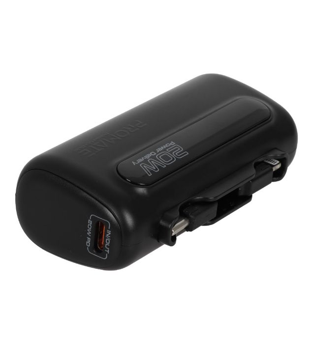 تصویر  پاور بانک 20W پرومیت مدل POWERUP-DUO ظرفیت 5000 میلی آمپر ساعت