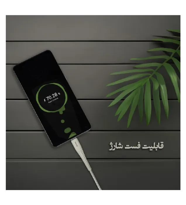 تصویر  کابل تبدیل USB به USB-C بیاند مدل BUC-302 Fast Charge طول 2 متر